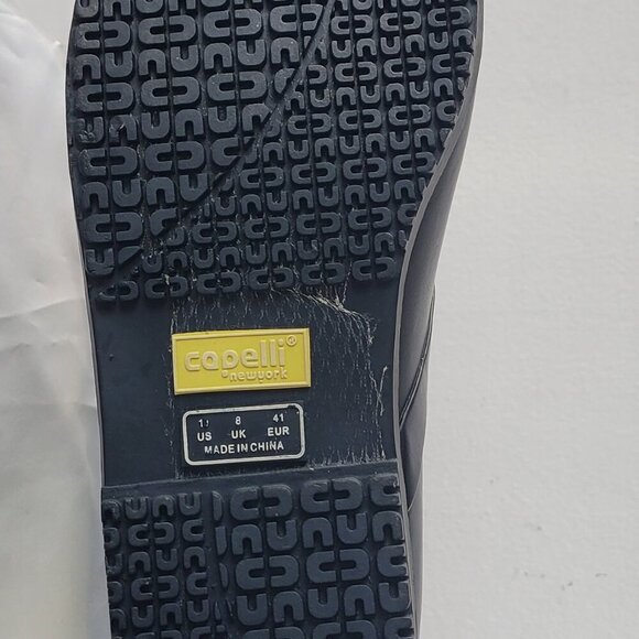 NWT - Capelli of New York Tall Black Matte Rubber Rain Boots (Size 10) - Picture 9 of 14